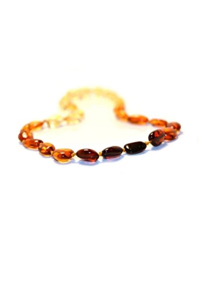 Budakoğulları Sertifikalı Bebek Çocuk Diş Nazar Sağlık Uyku Damla Kehribar Kolye Gümüş