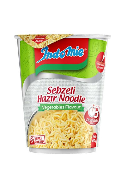 İndomie Indomie Sebze Çeşnili Erişte (Bardak) 60 Gr