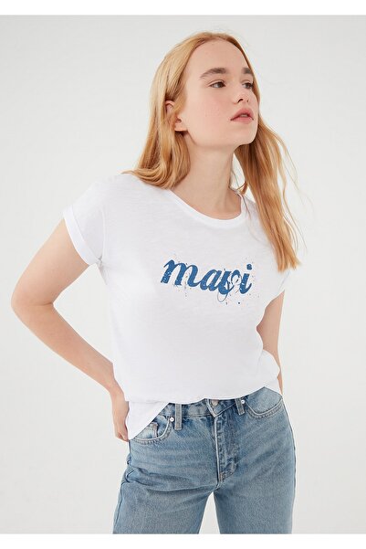Mavi T-Shirt - Weiß - Slim