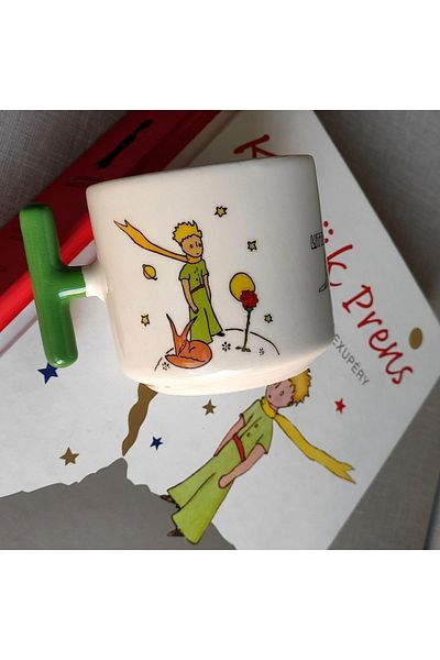 1AN TASARIM كوب/كوب بمقبض على شكل حرف T مطبوع عليه The Little Prince