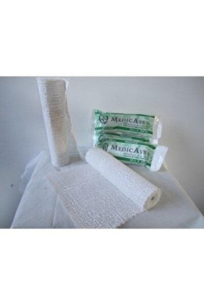 MEDİCAYS + Alçılı Sargı Bezi 10cm X 200cm 4 Adet