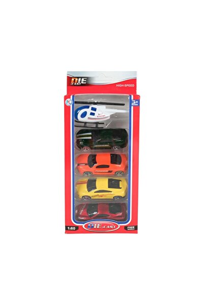 Genel Markalar Kutulu 5li Araçlar Oyuncak Kzl-hy125