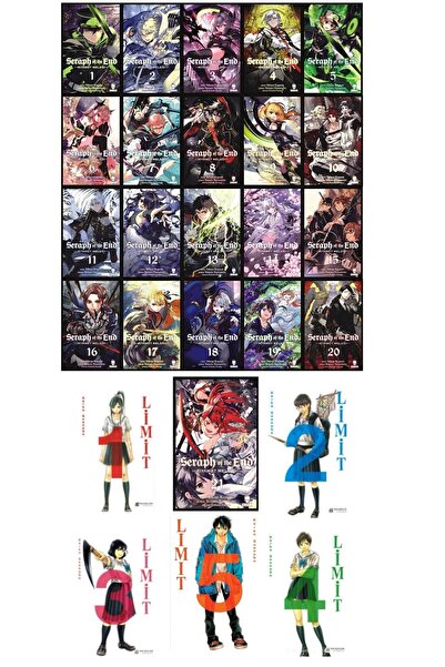 AKILÇELEN YAYINEVİ 2 Manga Serisi / Seraph Of The End - Kıyamet Meleği (21 Ki...