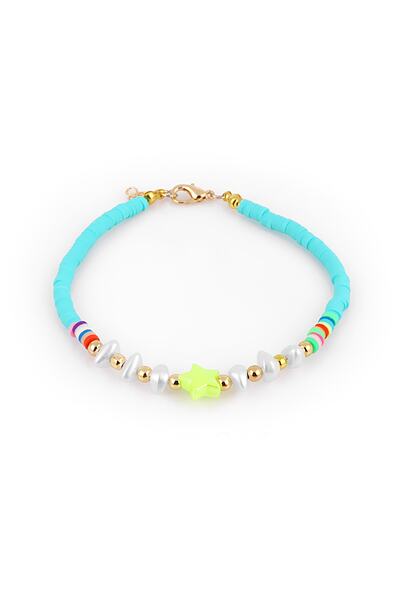 Aqua Di Polo 1987 Women's Green Bijouterie Anklet Apjs001001