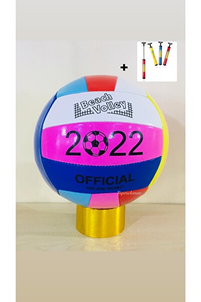 TOPROCKSTORE Dikişli Voleybol Topu ve Şişirme Pompası