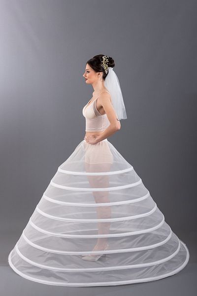 tp trendypetticoat Jupon Trendy Tarlatan Economy Series Rochie de mireasa ajustabila cu 8 corzi Tarlatan Ec-508