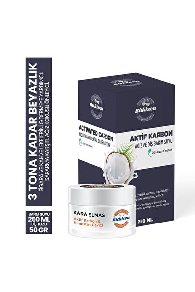 Aktif Karbon Fırçalama Tozu & Aktif Karbon Ağız Çalkalama Suyu