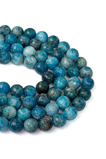 Dünya Doğal Taş Piatră naturală Dizi de apatit fațetată de 10 mm - Dz294