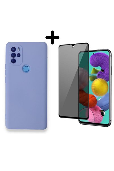 Dolia Omix X500 Launch داخل حافظة هاتف مخملية وواقي شاشة زجاجي بتغطية كاملة