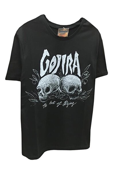 Olympus plus Unisex Rock Music Gojira Back Printed Black T-Shirt