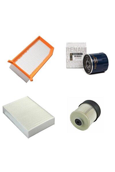 MAİS Renault Symbol 3 1.5dci Hava,polen,yağ,mazot Filtre Bakım Seti