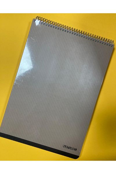 Bayındır Natural A5 Notepad Hard Cover 100 Sheets Checkered