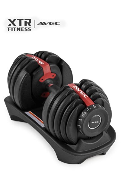Avec Ayarlanabilir Dambıl Seti 24 Kg X 2 Adet + Stand