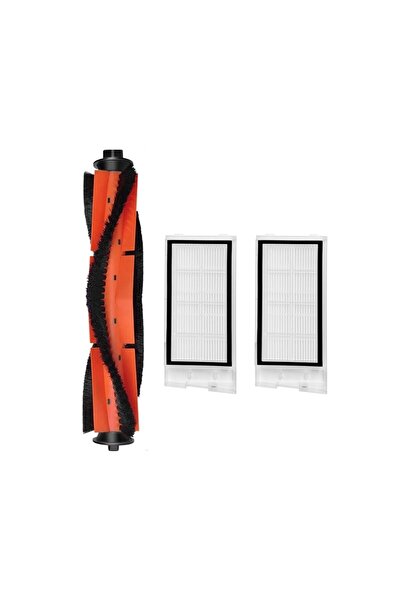 robotyedek Eve Plus Compatible Replacement Main Brush and Hepa Filter - 3 Pieces