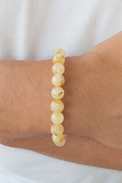 Lalibo سوار الحجر الطبيعي سموكي سيترين 2 و 7شقرا، توأم رام الأسد علامة عملة حجر