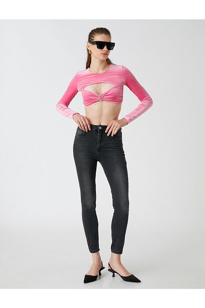Koton Blugi skinny cu talie înaltă - Carmen Jean