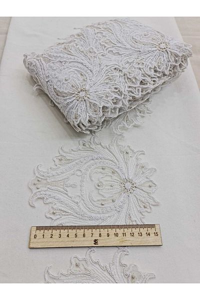 Esteks Dantel ve Tekstil Aksesuarları French Lace Guipure Cream