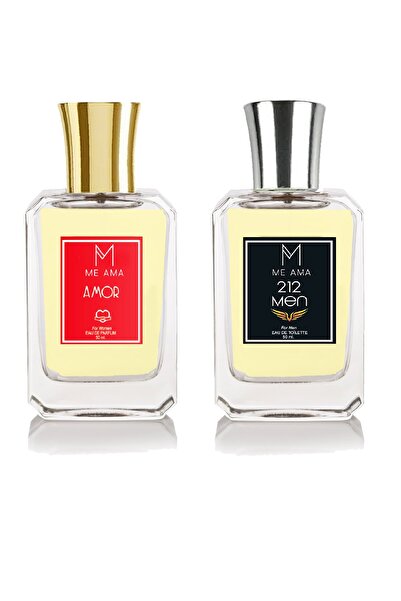 Me Ama Amor Kadın Parfümü ve 212 Men Erkek Parfümü 2li Set 50 ml Edp