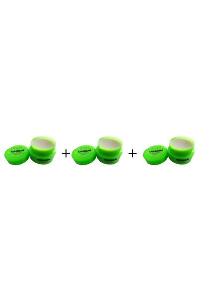Morfose Ossion Matte Styling Wax Yeşil 100 Ml(3'lü Set)