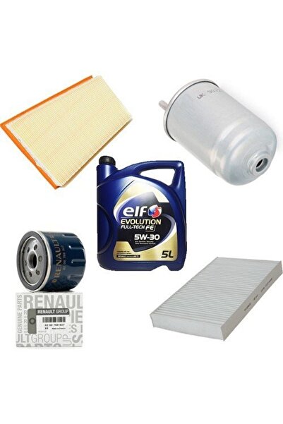 Genel Markalar Otomotıvdeposu1011a Renault Fluence Filtre Yağ Bakım Seti 1.5 ...