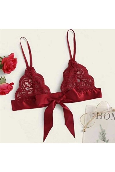 Seçgin Fantazi Kırmızı Kurdaleli Tek Üst