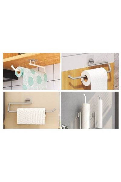 CMT Portable Paper Towel Holder - Adhesive Design