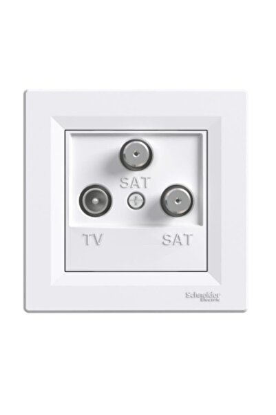 SCHNEIDER Asfora Beyaz Tv Sat F Tipi