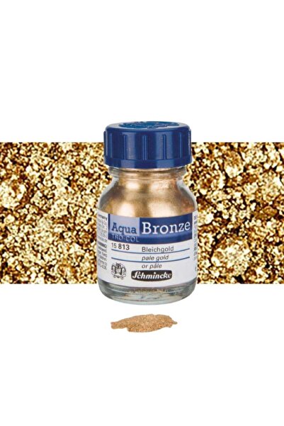 Schmincke Aqua Metalik Sulu Boya Bronzes 20ml Pale Gold 813