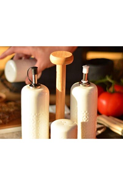 Ünsal Showroom Bambum Champion Yağlık Sirke Tuzluk-biberlik B2680