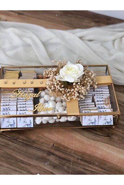 Masalsı Concept Gold 80 Adet Nişan Çikolatası, Söz Çikolatası, Kız Isteme Çik...