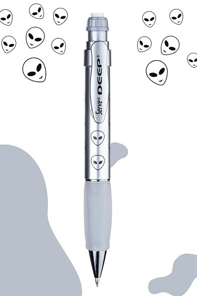 Serve Deep Versatil Pen Space Themed - Metallic Gray