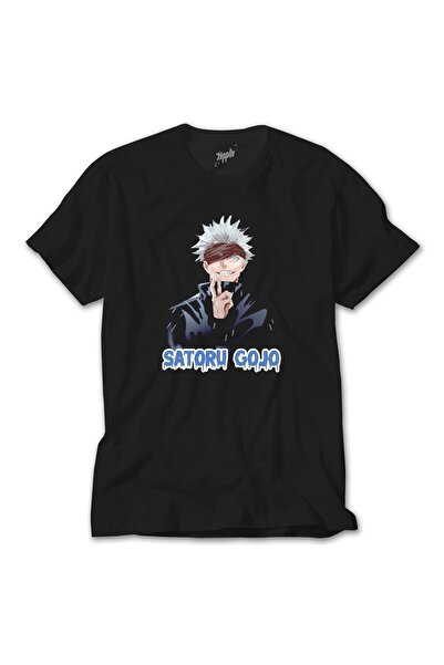 Z zepplin Джадзюцу Кайсен Годзю Сатору Чорна футболка