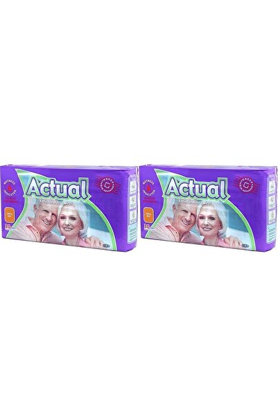 ACTUAL Adult Patient Diapers with Tie M- Medium Size 60 Pieces (30*2 PIECES)