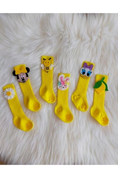 ÖZKARDEŞLER BABY Baby Knee Socks Felt Sleeveless 6set