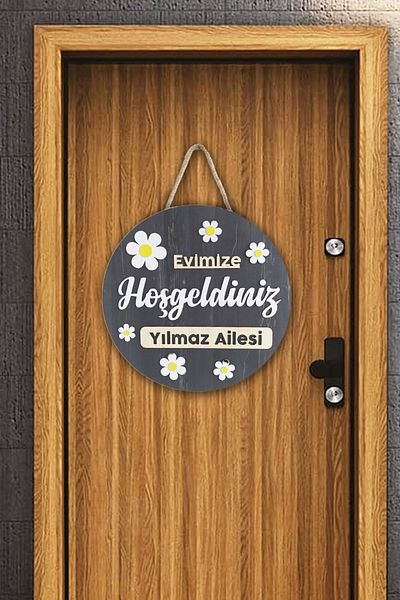 home trend değer verdiklerinize Ξύλινο Στολίδι Πόρτας Ειδικό για την Οικογένειά σας