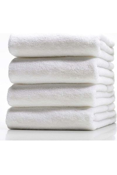 Özdilek 6 Pieces Cotton Hotel Hand-Face Towels (50x90)-white