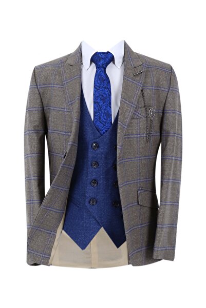 SIRRI Jachetă pentru băiat, vestă, pantaloni, costum din 3 piese