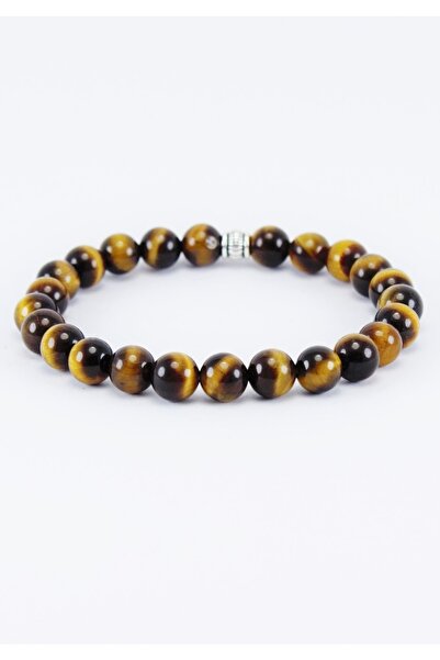 Lalibo Unisex Natural Stone Bracelet Tiger Eye, Gemini Scorpion Capricorn Crab