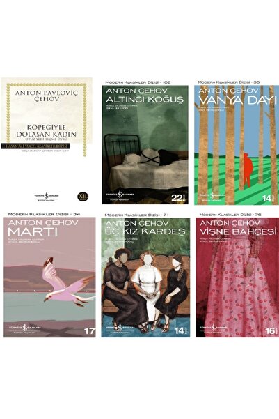 TÜRKİYE İŞ BANKASI KÜLTÜR YAYINLARI Altıncı Koğuş - Vişne Bahçesi - Üç Kız Ka...