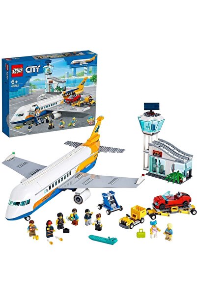 City Yolcu Uçağı 60262 Yapım Oyuncağı, Çocuklar için Güzel bir Yapım Oyuncağı (669 Parça)