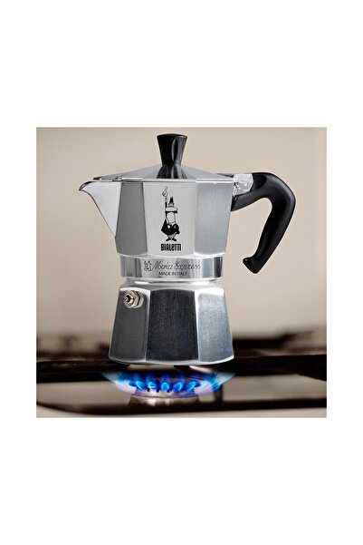 Bialetti Durnes - Moka Express Siyah 3 Cup / Moka Pot