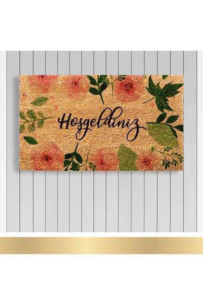 Paspashello , Design Koko Kapı Önü Paspas / Pvc Taban / Model; Çiçek Bostanı ...