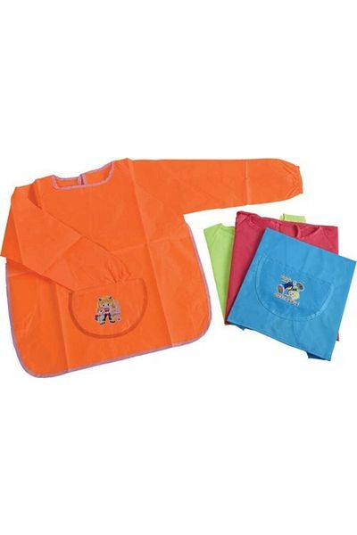 Südor Kindergarten Painting Apron No:3 Neon Yellow