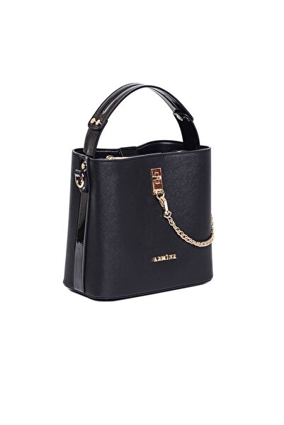 Armine Kadın Siyah Askılı Klasik Çanta