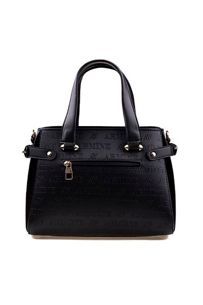 Armine Geanta de dama neagra imprimata cu laser - clasica