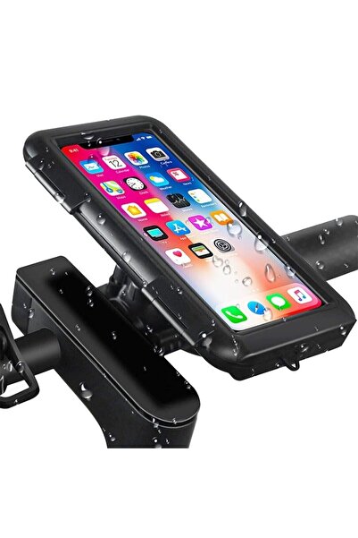 POWERTEC Motosiklet Telefon Tutucu Bisiklet Telefon Tutucu Su Geçirmez Suporte