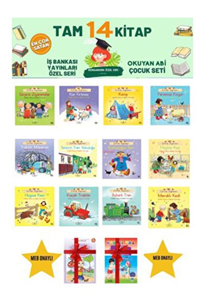 TÜRKİYE İŞ BANKASI KÜLTÜR YAYINLARI Çiftlik Öyküleri Serisi Seti - Kamp - Kar...