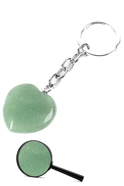 Tesbih Atölyesi Aventurine Stone Natural Stone Keychain
