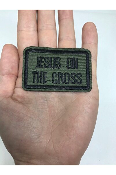 oldskoolbutik Στρατιωτικό Χακί 2 Κέντημα Επιστρώματος που μπορεί να συγκολληθ...