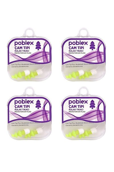 Poblex Pine Type Earplugs - Small Size
